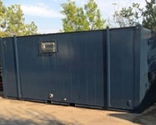 view of the outside of the welfare unit