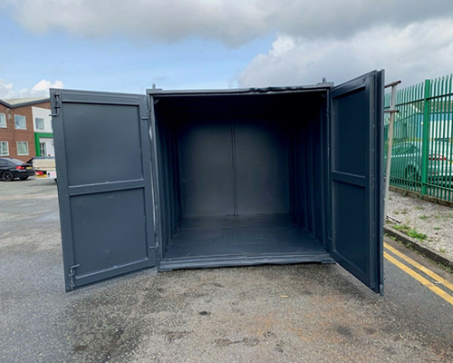 view of the store which comes with the portable office