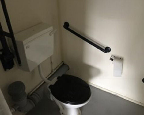 interior image of the ladies toilet