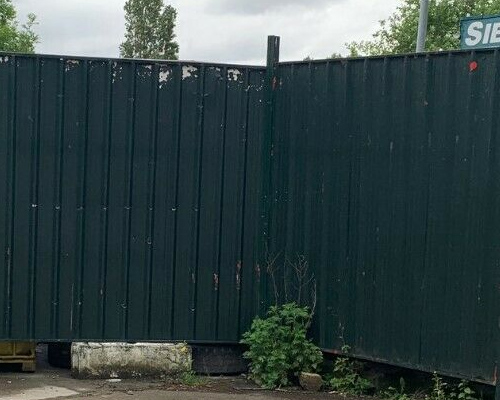 industrial steel fencing
