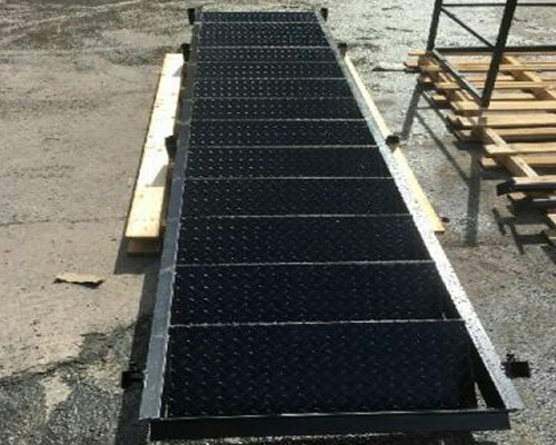 steel container anti vandal stairs